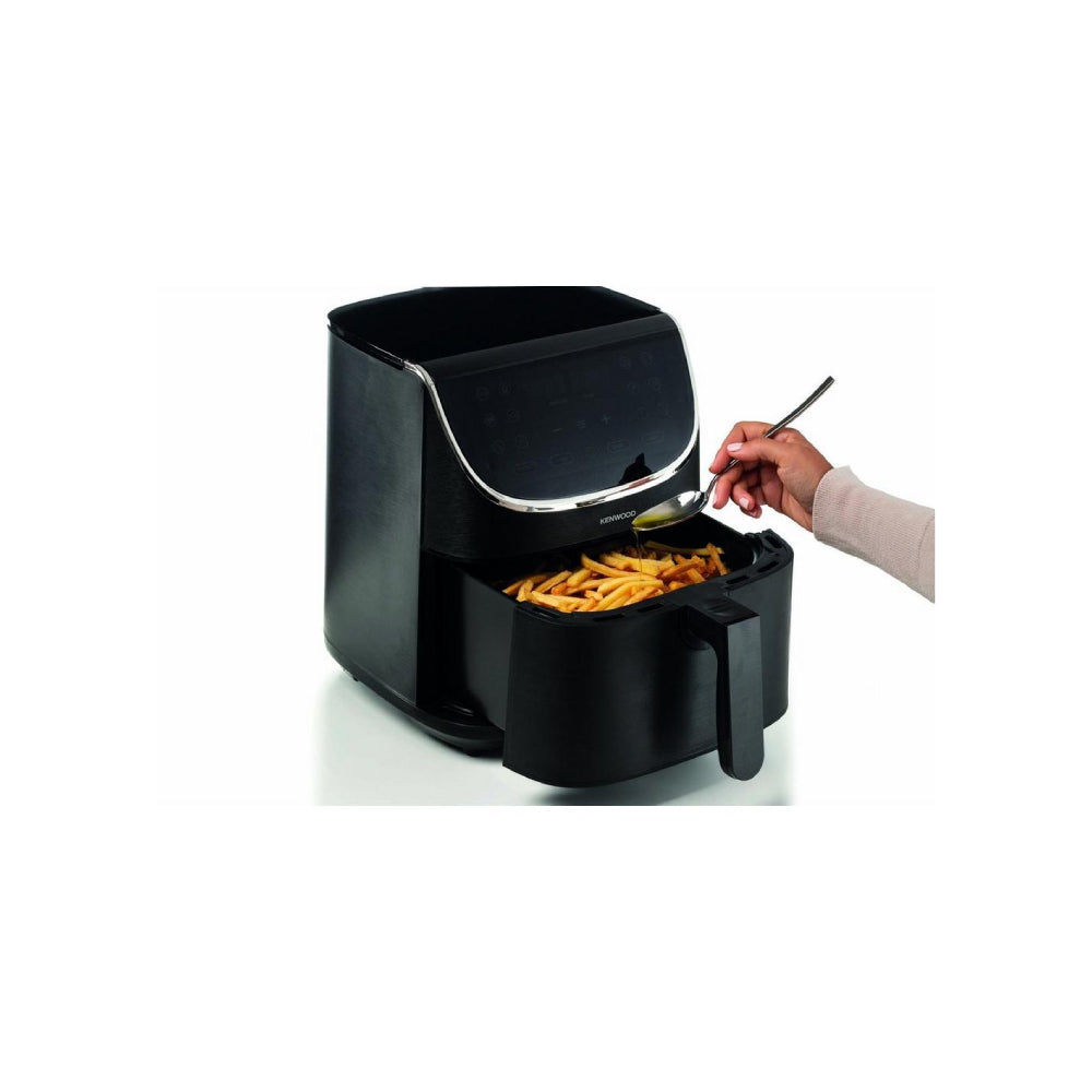 Kenwood Air Fryer 1800 Watt 7 Liters Black HFP80.000BK. Kenwood Air Fryer 1800 Watt 7 Liters Black HFP80.000BK.